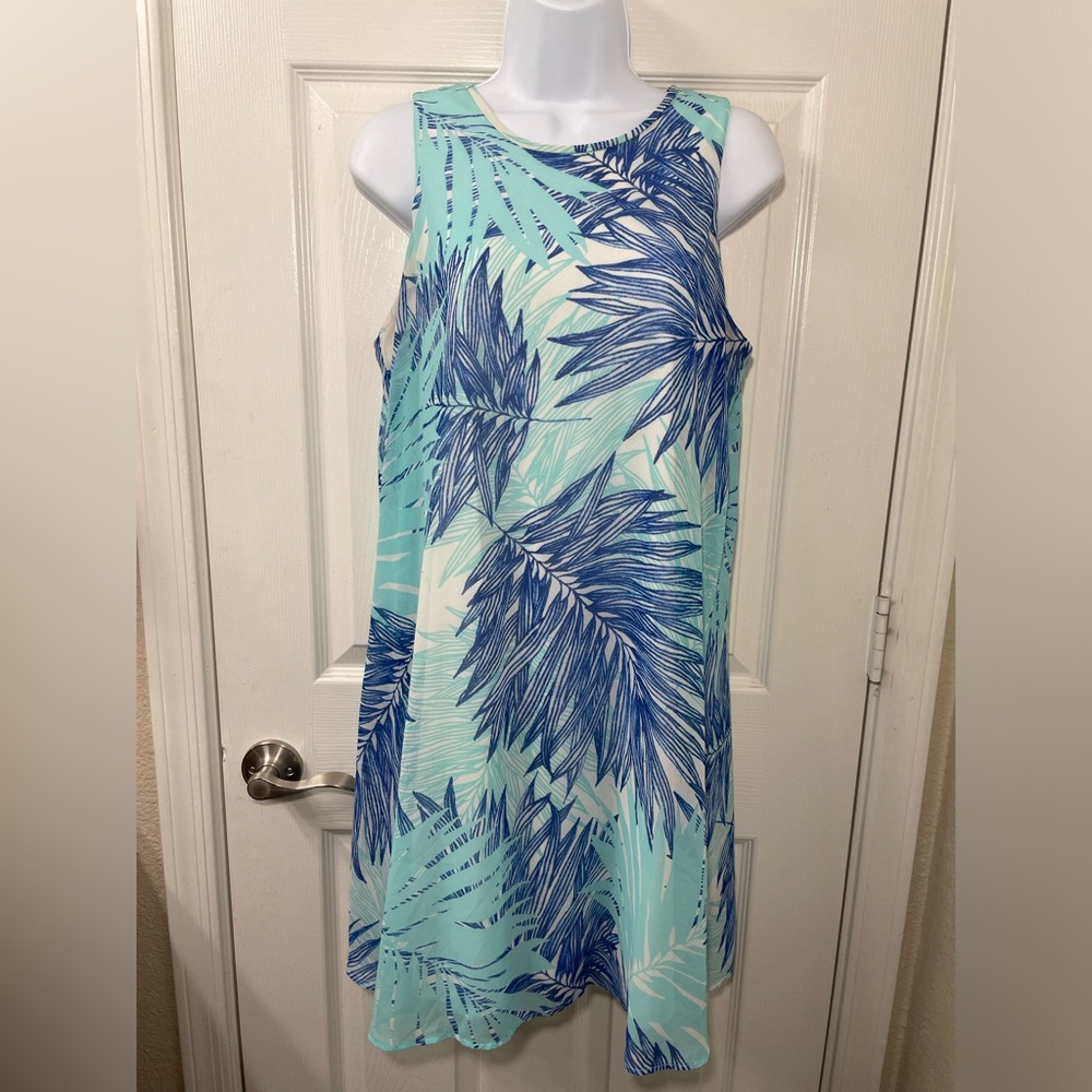 Calvin Klein Tropical A Line Sundress-Size 10